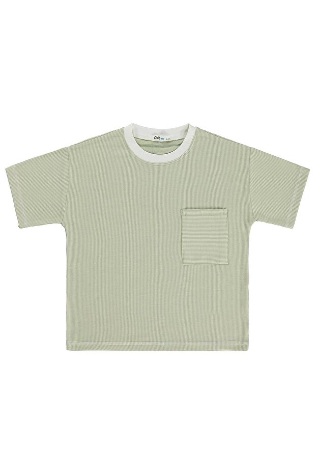 Karyoka Stitched T-Shirt for Ages 6-9 - Green 8-9 Years