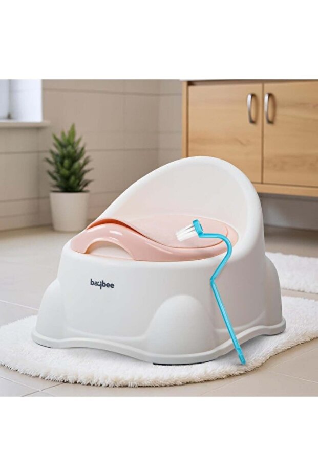 Baby Potty Training Seat with Removable Tray & Soft Cushion | Toddler Potty Chair 1–3 Years (PinK)