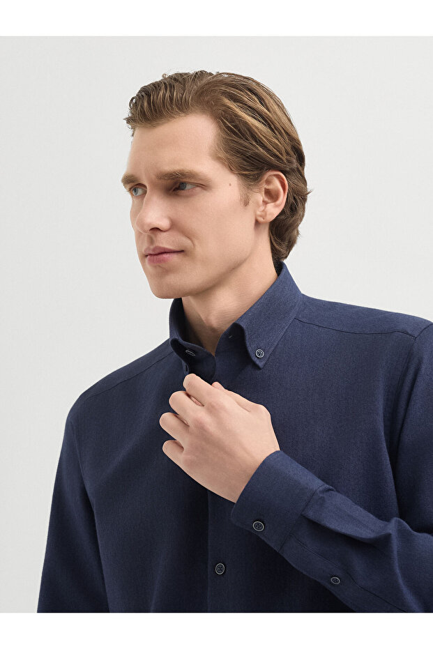 Lacivert Gömlek - 5