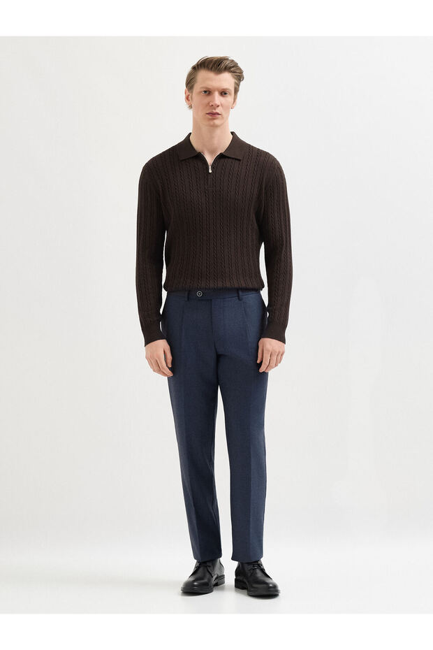 Lacivert Pantolon - 1