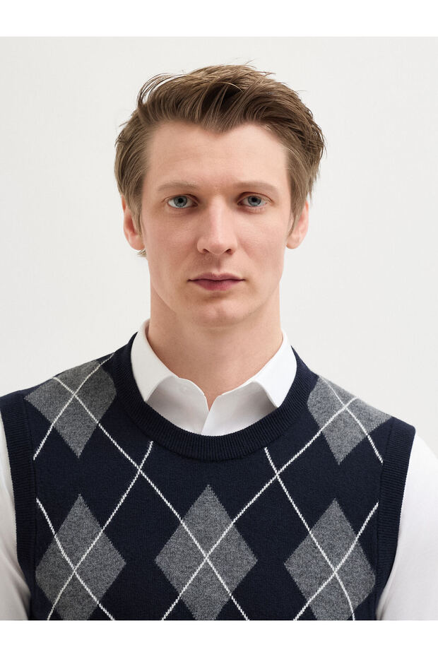 Lacivert Süveter - 4