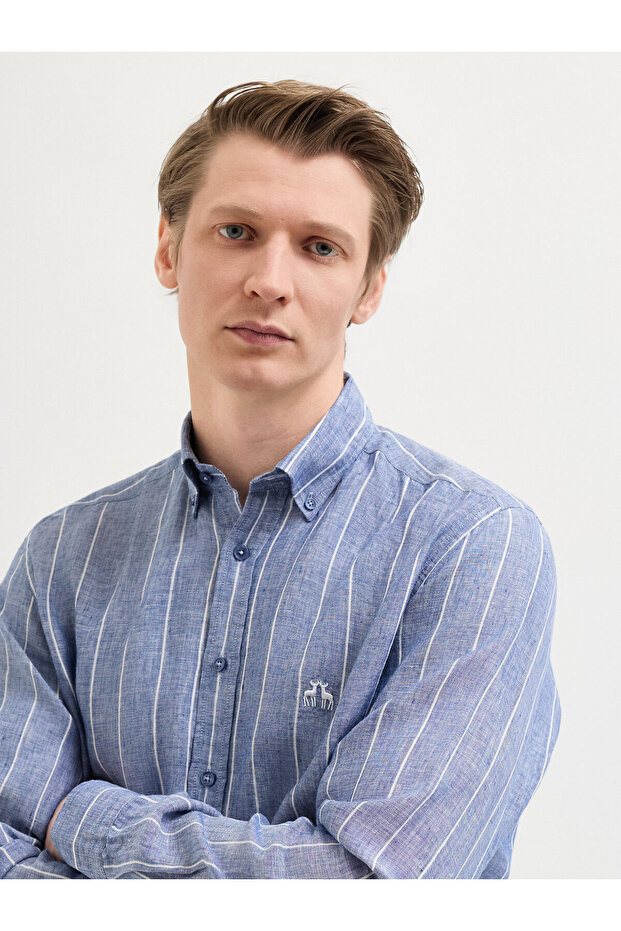 Lacivert Gömlek - 4