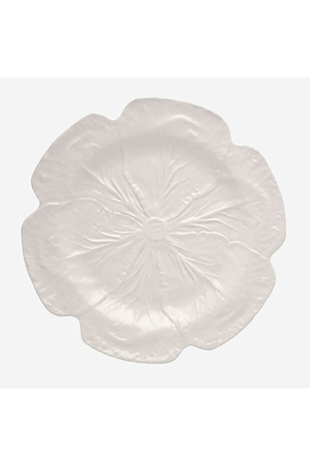 Cabbage White Ceramic Serving Plate 30.5 cm