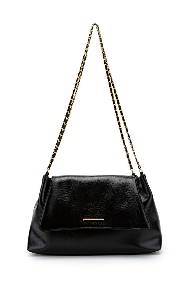 Elegant Design Sarrah Women's Shoulder Bag with Cover Bag Black