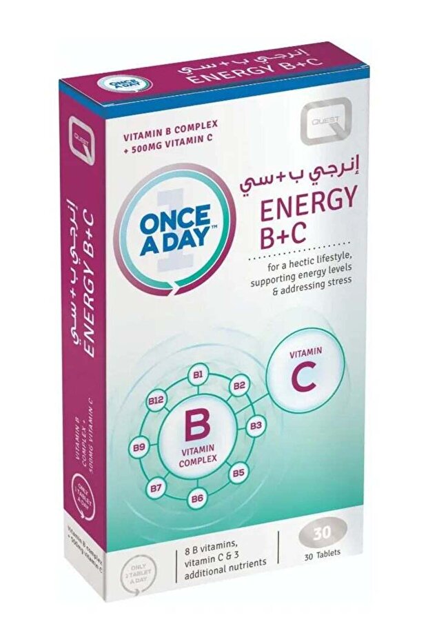 Quest ONCE A DAY ENERGY B+C TAB