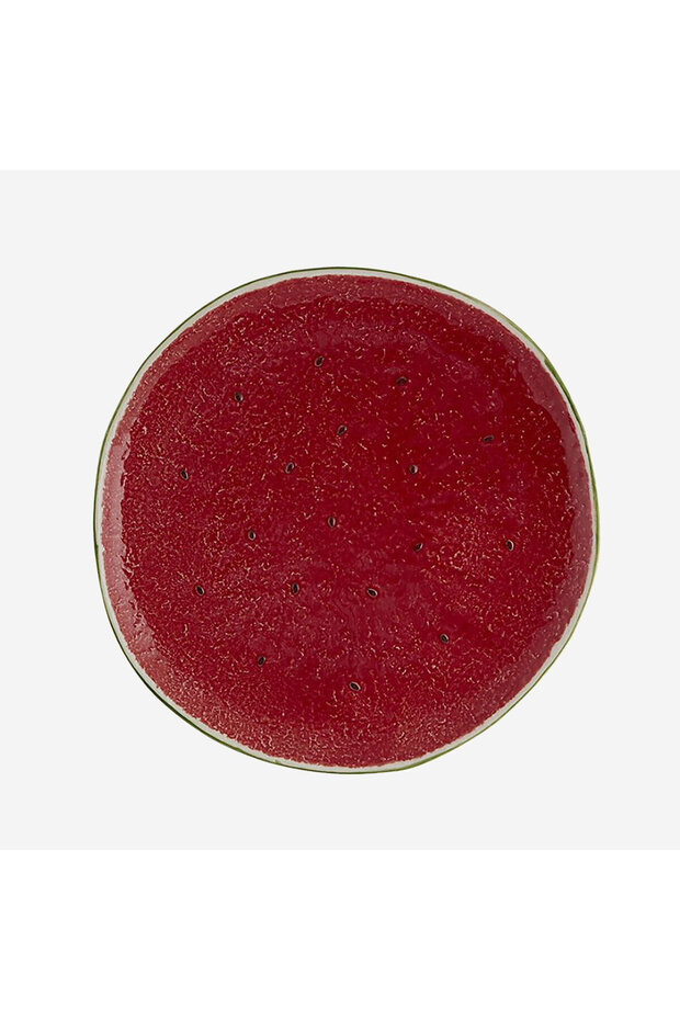 Watermelon Red Ceramic Serving Plate 33 cm