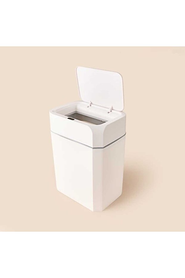 Sensörlü Çöp Kovası - Beyaz - 12 lt - 3