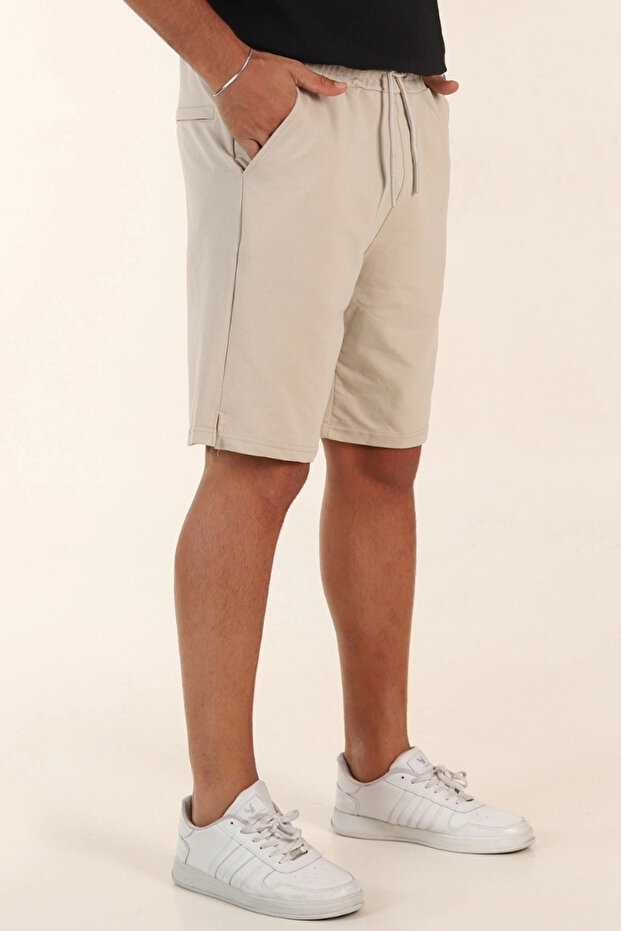 Men's Slit Yan Pocketed Comfortable Sports Shorts