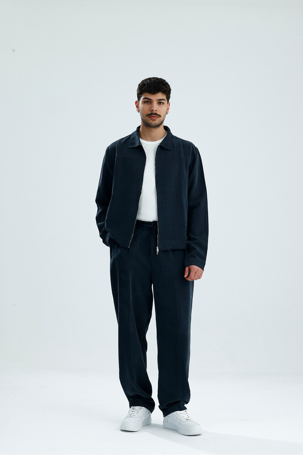 Transitional Double Zippered Premium Modal Fabric Jacket - 4