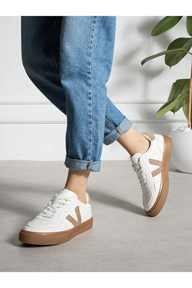 White-Mink Women's Sneakers S