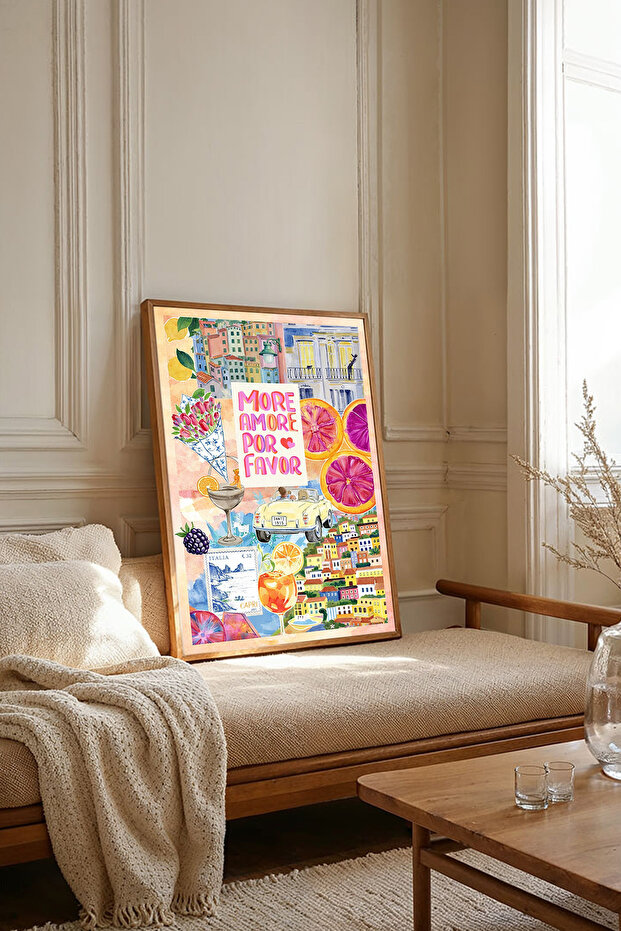 One Piece Wooden Framed Painting Tk3708