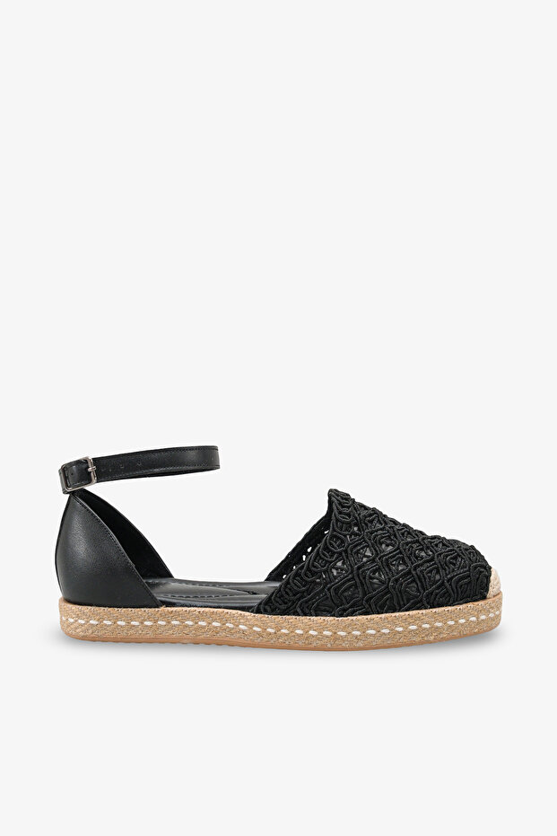 Harase Women's Espadrilles Shoes - Black