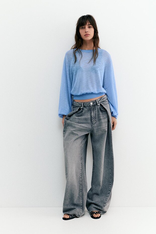 Hafif örgü kazak - 3