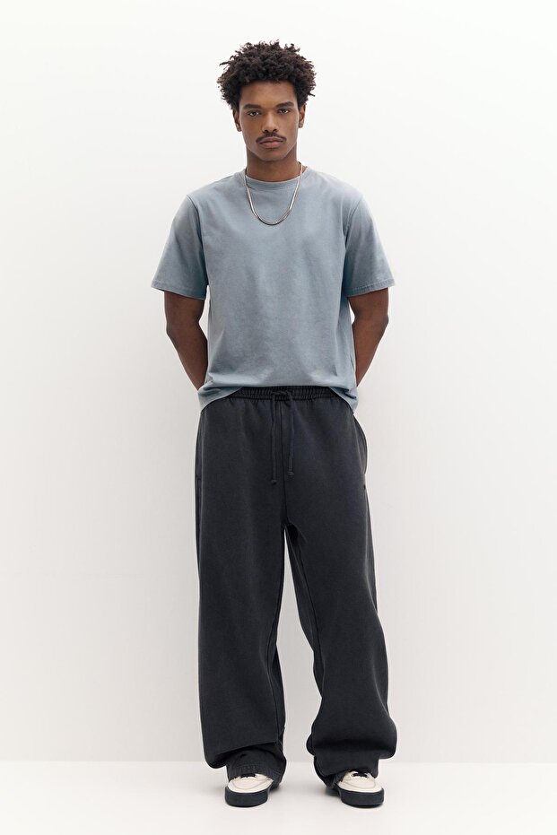 Basic kısa kollu pamuklu tişört - 2