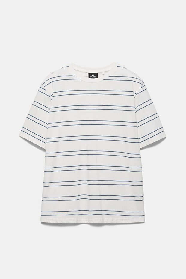 Basic kısa kollu pamuklu tişört - 6