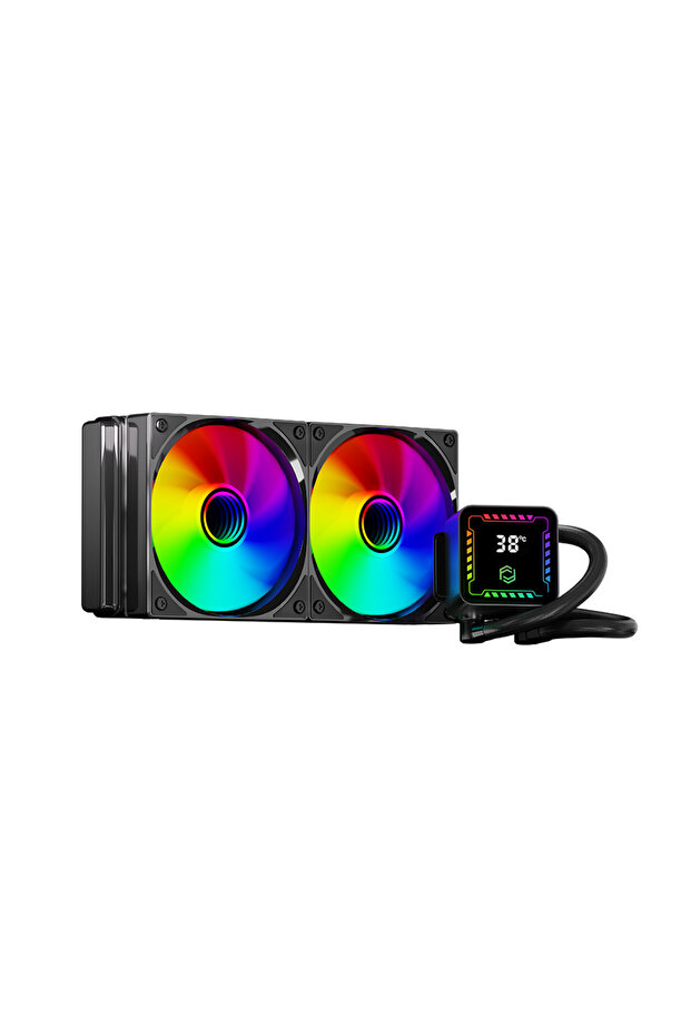 مبرد سائل أسود Raider 240 ملم ARGB بقوة 275 واط TDP