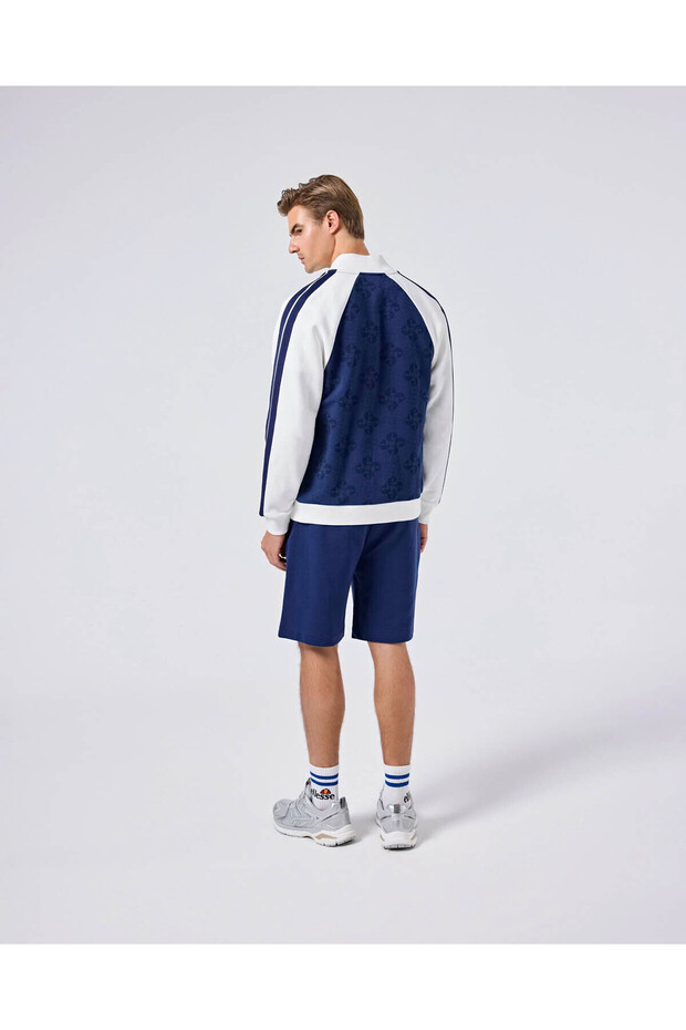 Fermuarlı Lacivert Erkek Sweatshirt 5Sm1357 - 5