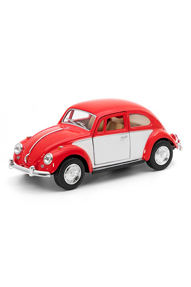1:32 Scale 1967 Volkswagen Classical Beetle Diecast Model Car with Opening Doors-Red