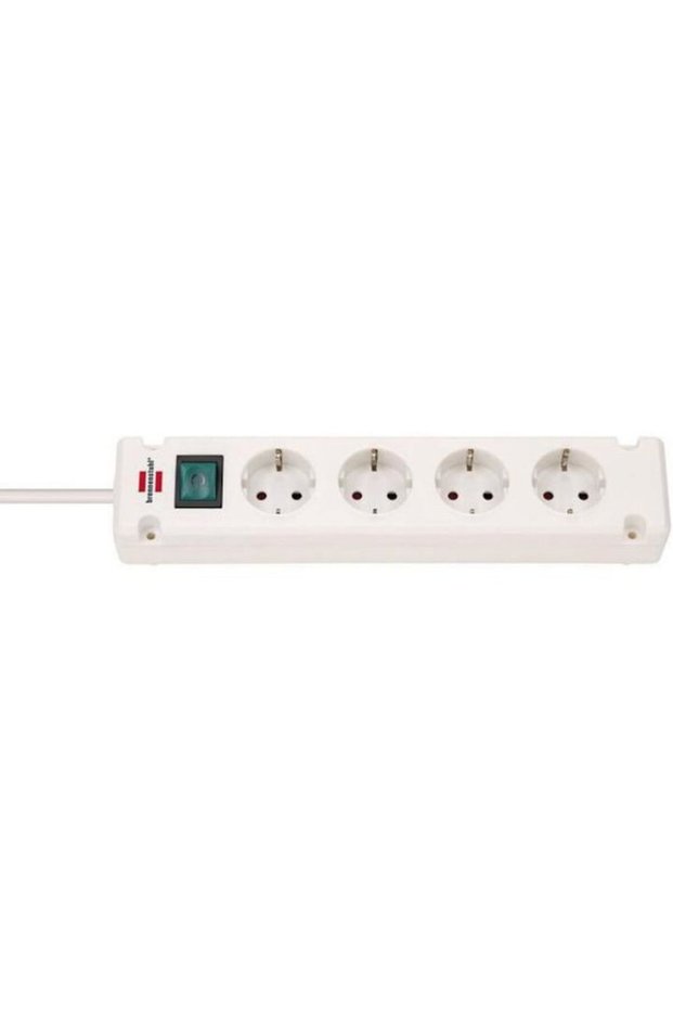 "Bremounta" Multi-Socket, 4 sockets, switch, 1.5m, white