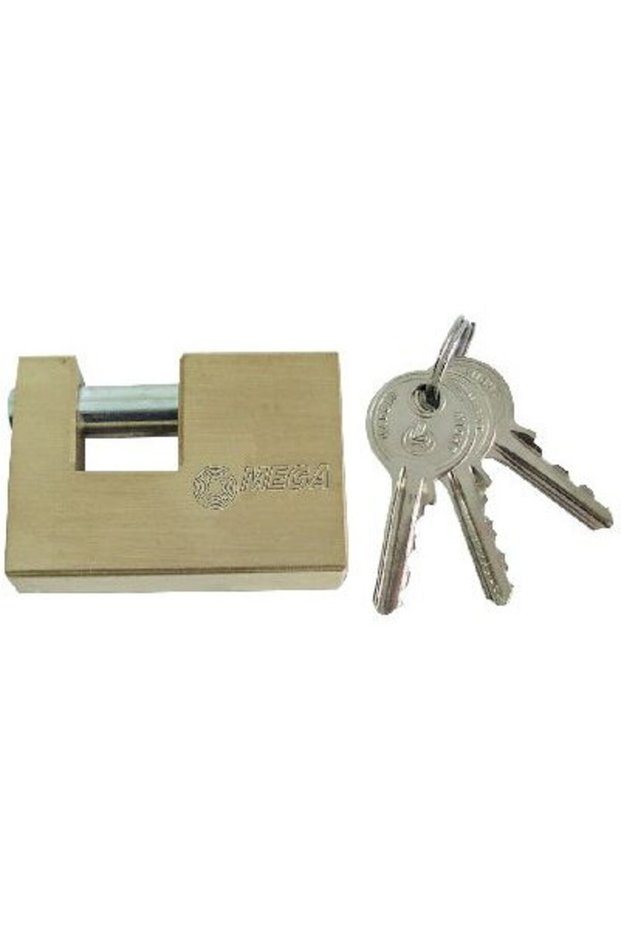 BRASS MONOBLOCK PADLOCK 75MM