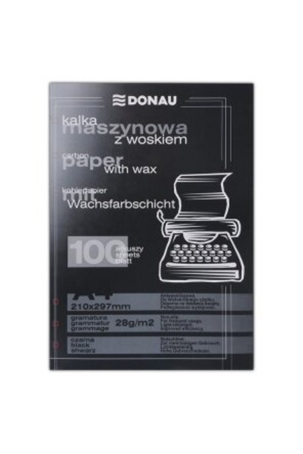 Indigo for typewriter, 100 sheets/set, - black