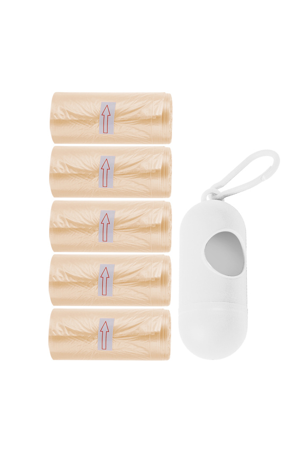 Scented Bag 75pcs w/Dispenser - Ivory