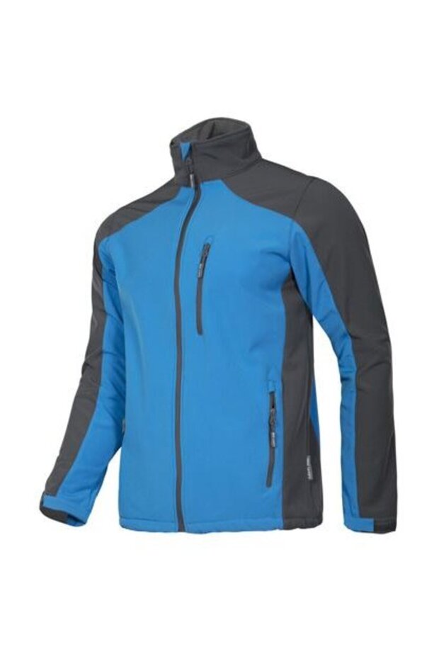 Elasticated jacket, blue color, size S
