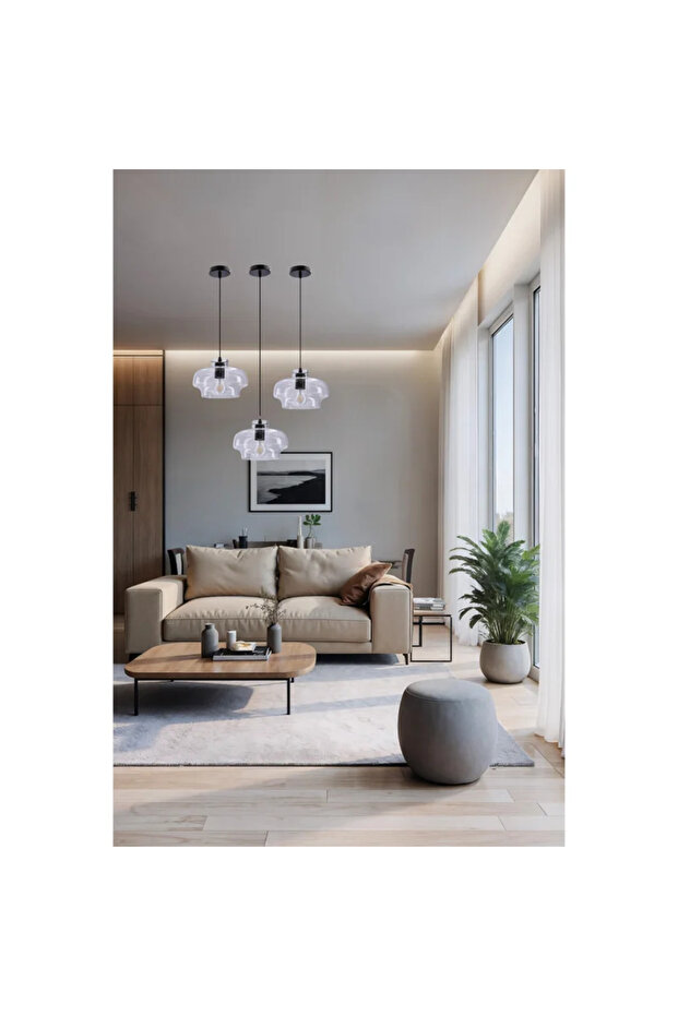 Pendul Conissimo, 1 x E27, 40 W, transparent - 2