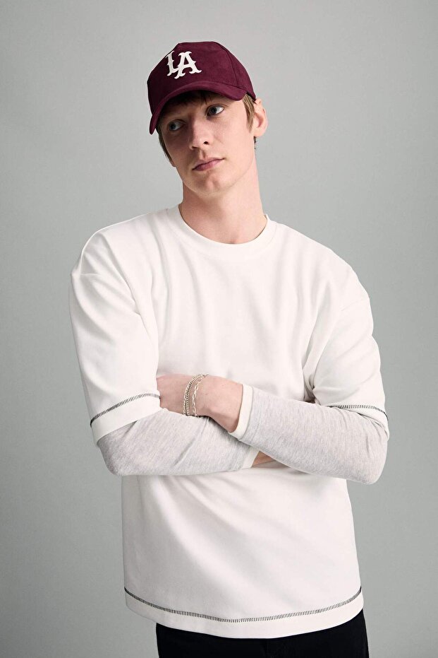 Cotton Loose Fit Breathable Fabric T-Shirt C0147Ax24Sp