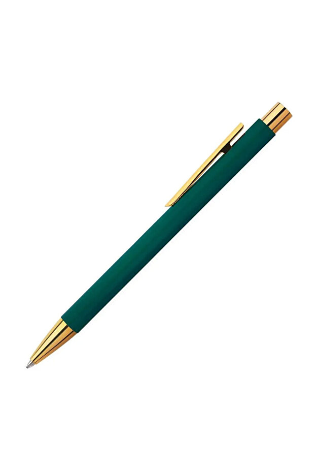 Castell Neo Sli̇m Gold Green Ballpoint Pen