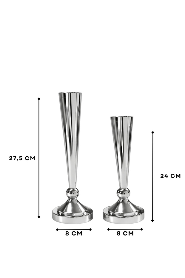 Ester Şamdan Mumluk 2'li Set - 3