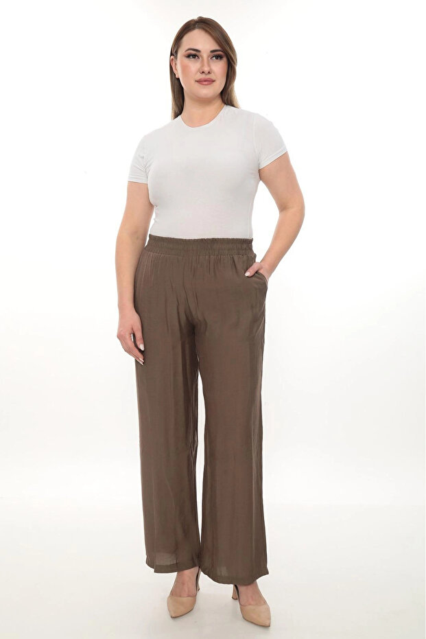 Women's Comfortable Cut Pants with Elastic Waist – Casual, Stylish and Comfortable
