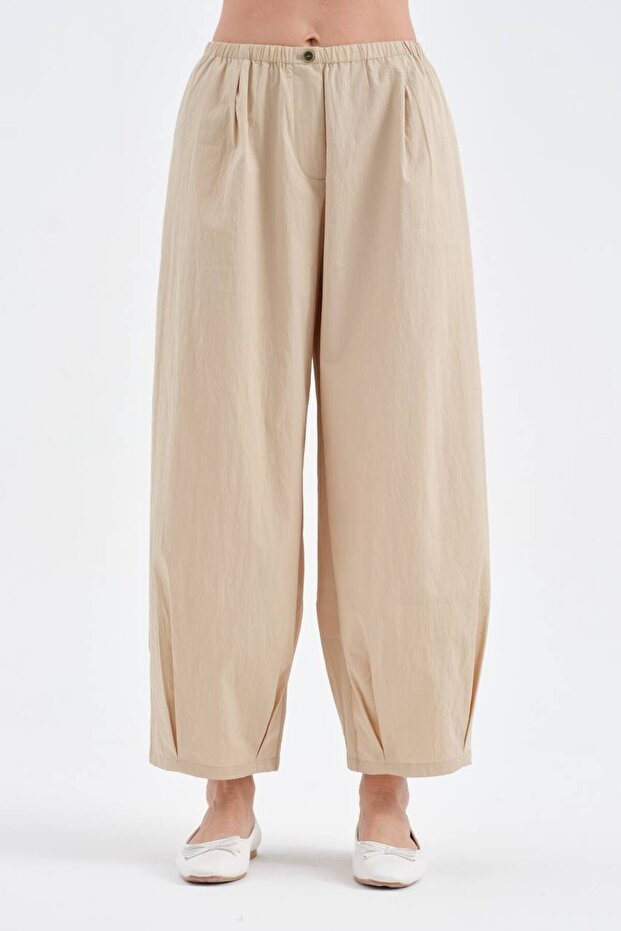 Women's Belt I Elastic Balloon Fit Design Trousers