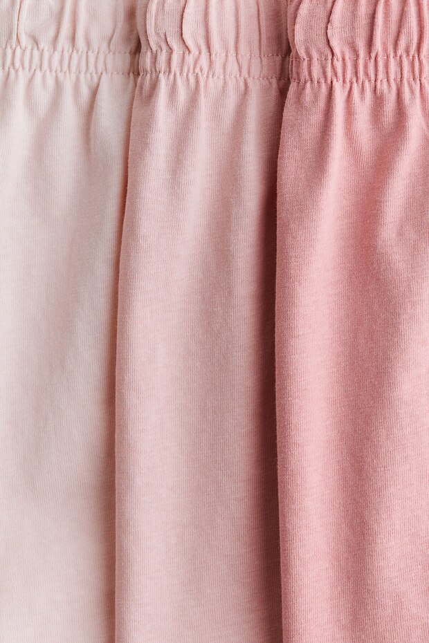 3'lü Pamuklu Jarse Şort - 2