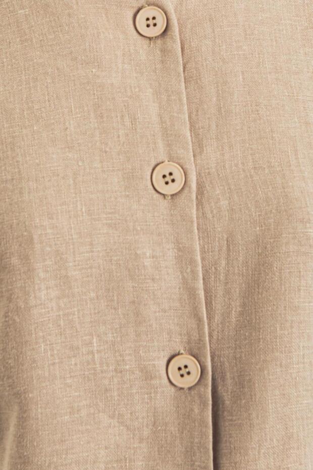 %100 Keten Yelek - 3