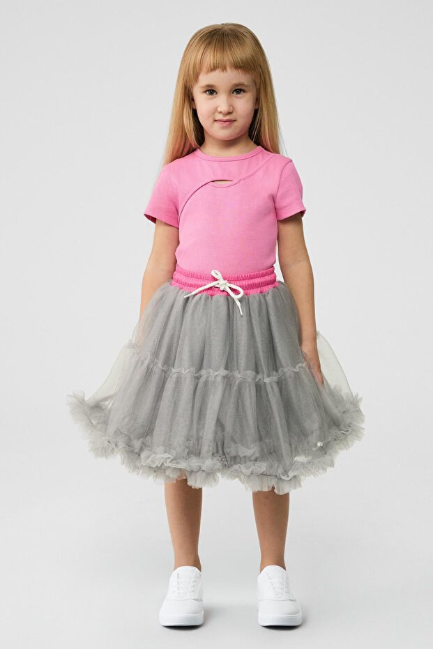 Bg Store Girl's Gray Skirt