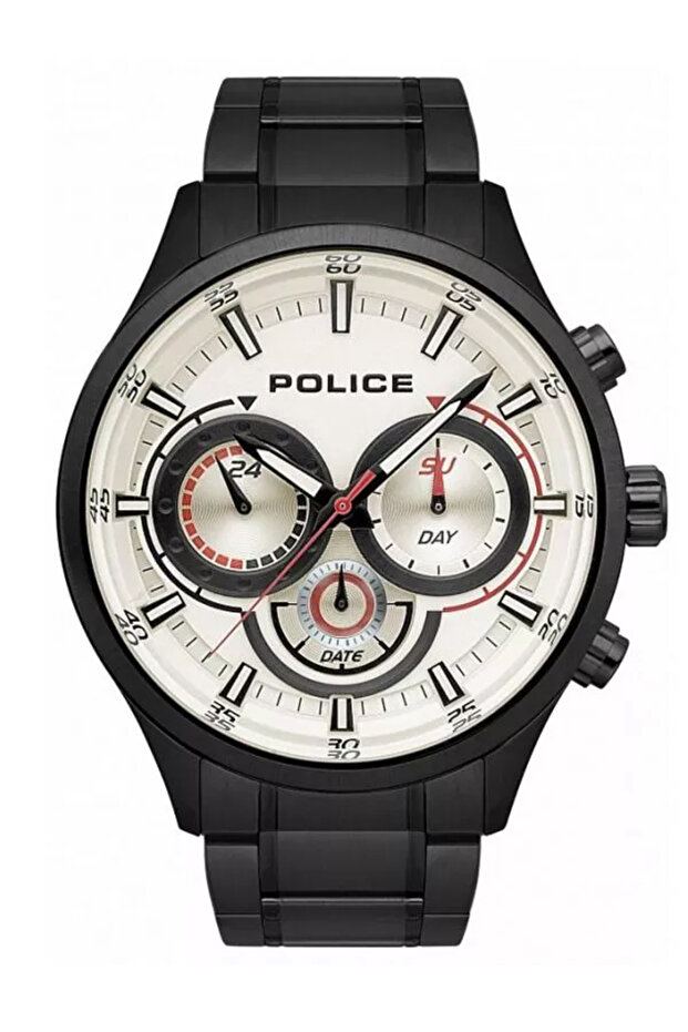 MULTIFUNCTION CONTROLLER BLACK STAINLESS STEEL WATCH PL-15412JSB/04M