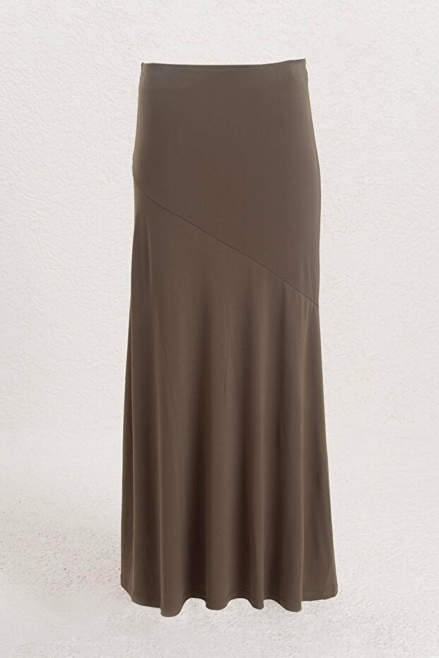 Volanlı Midi Etek - 1