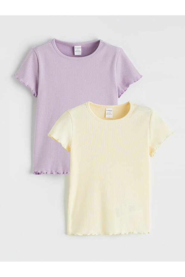 Original Oval Collar Girls' T-Shirt 2-Pack