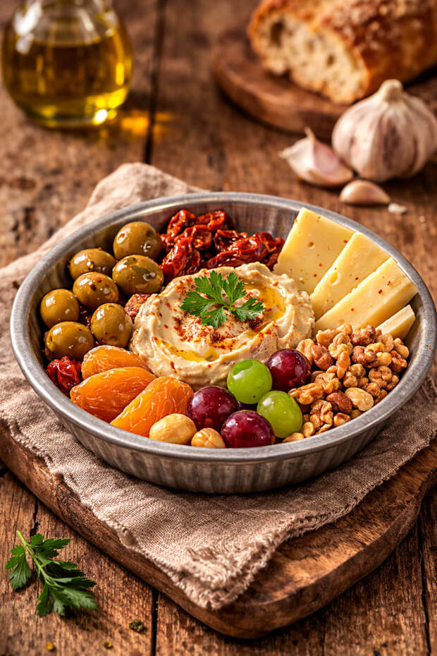 Silver Stainless Steel Presentation Plate Appetizer Serving Plate Bowl Decorative Breakfast Plate - 1 Piece