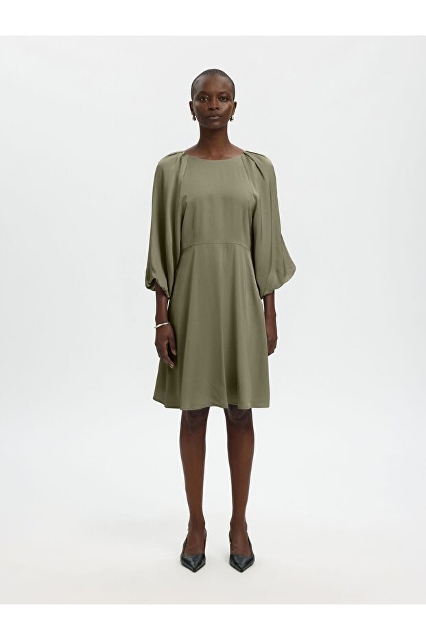 Midikleid Viskose - 1
