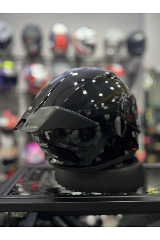 KASK FENIX SOLID A1 PARLAK SIYAH - 3