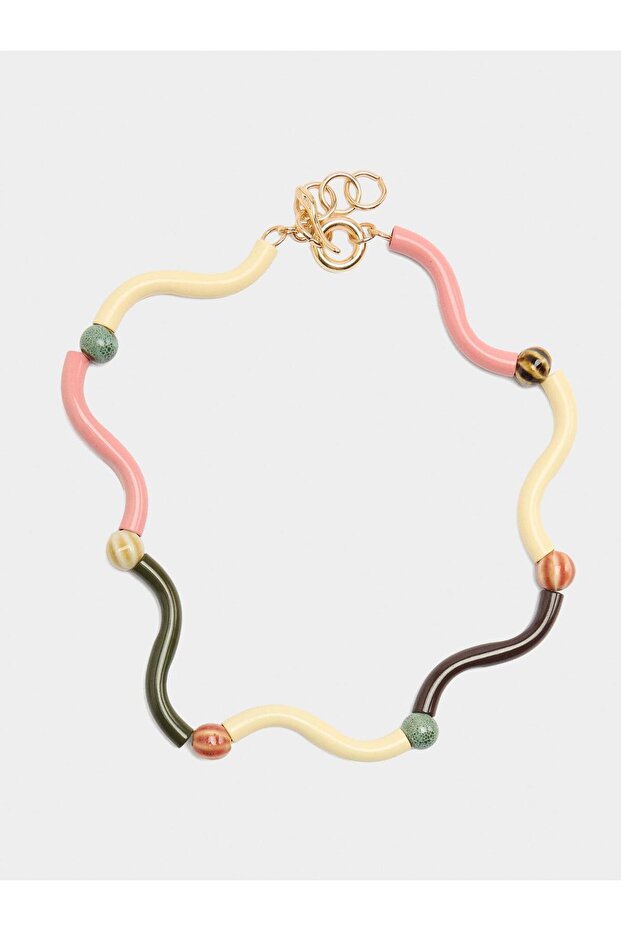 Seramik Dalgalı Kolye - 2