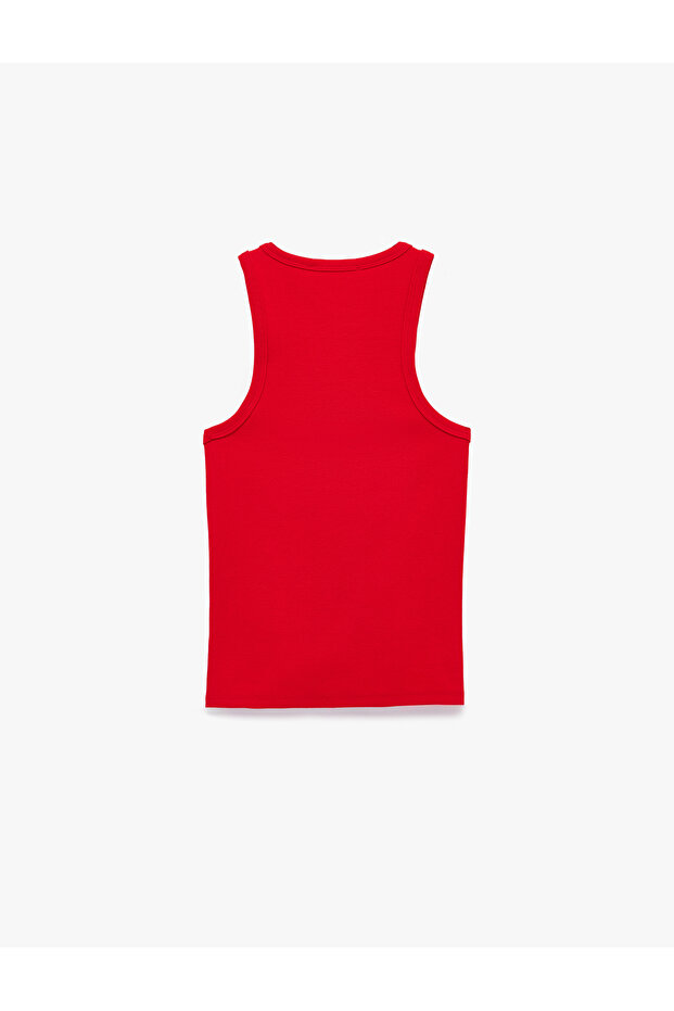 Cotton Crew Neck Ribbed Undershirt - 4