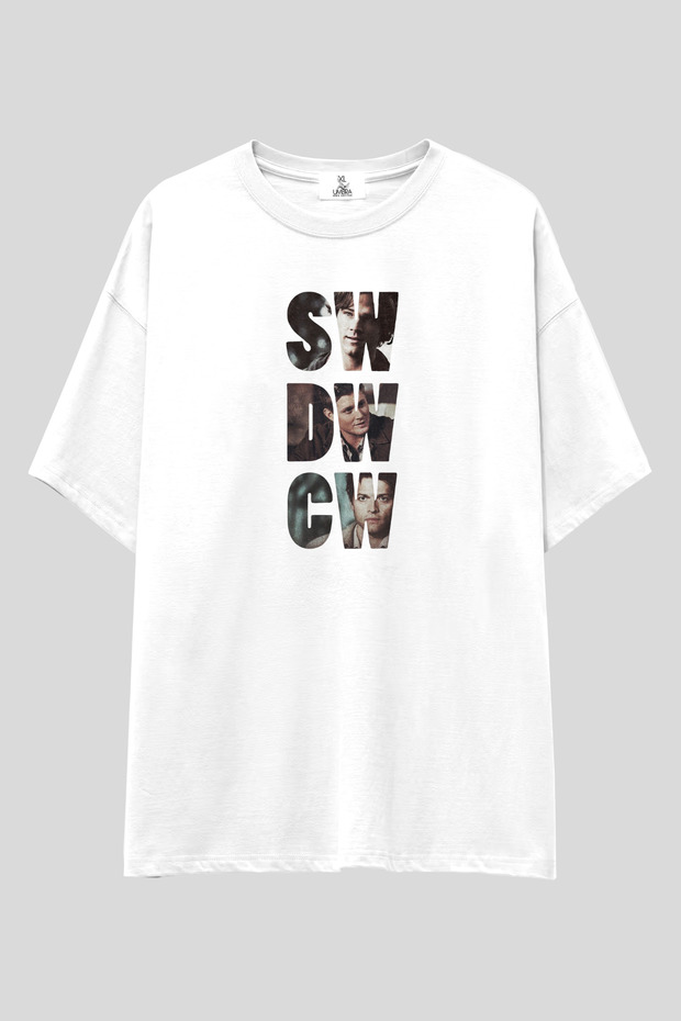 Supernatural "Team Free Will" Oversized T-Shirt |   Unisex 100% Cotton Custom Design Tee