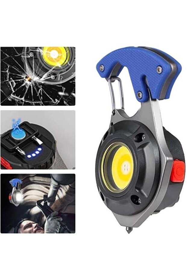 Multifunctional Keychain Emergency LED Light for Camping, Repair Emergency Lighting