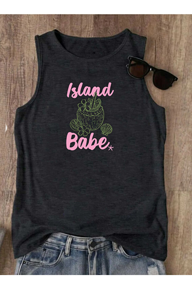 Babe Printed Women's Cotton Pack Sleeveless Summer Tank Top Tshirt