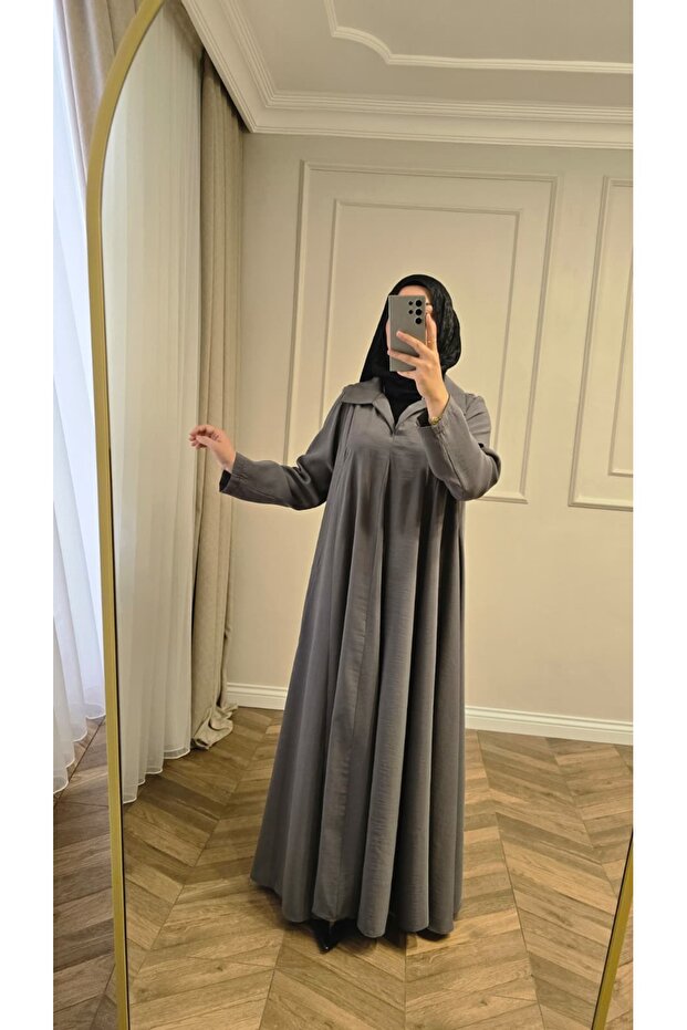 Nazen Modal Cupra Belt Piece Dress