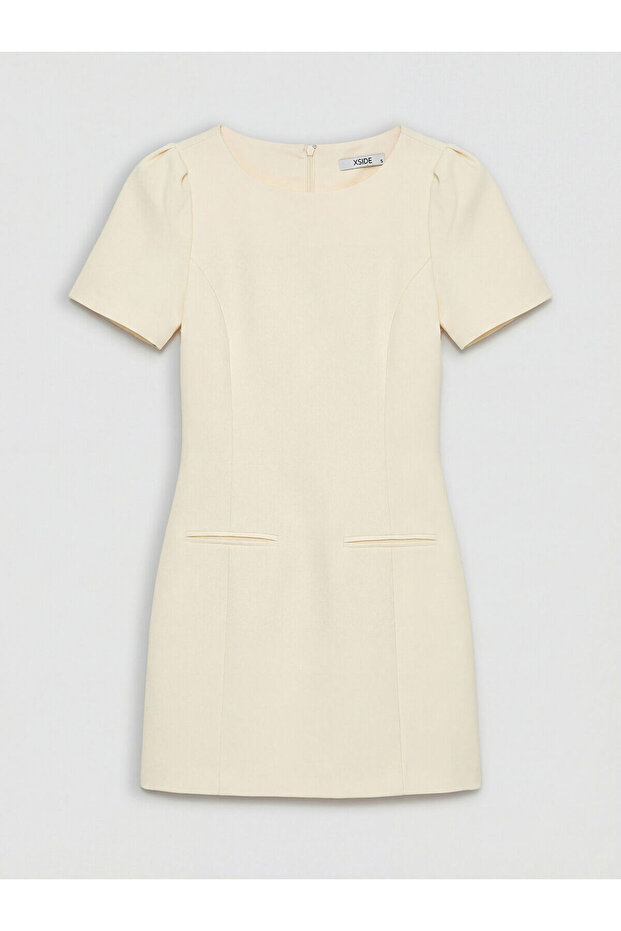 Yellow Watermelon Sleeve Mini Dress