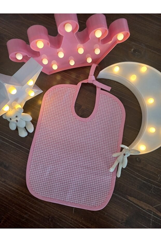 Pink Baby Bib (6-12 Months)
